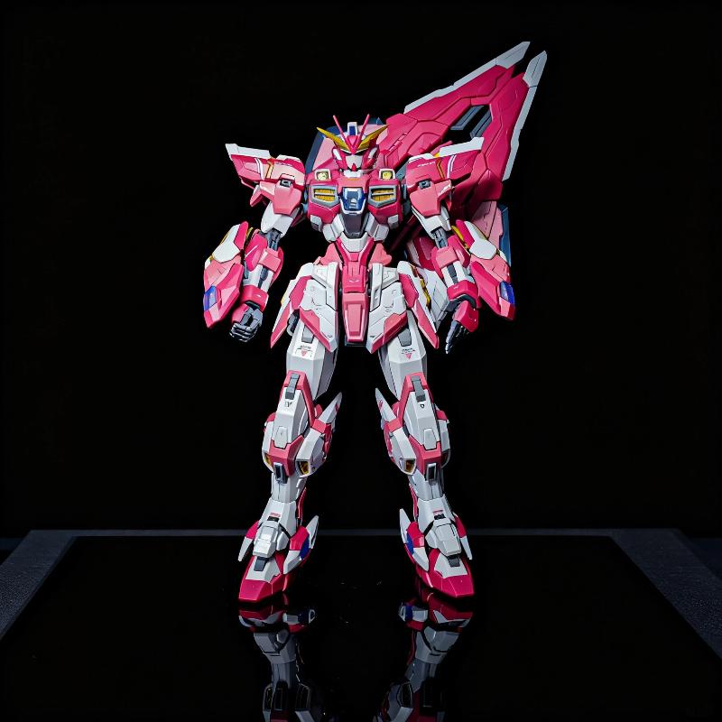 QianQiuShang 1/100 Alkaid Pink II XH-B01A Montage Mecha Model Kit Actiefiguren Met Displaystandaard Verzamelspeelgoed Decoratie Cadeau