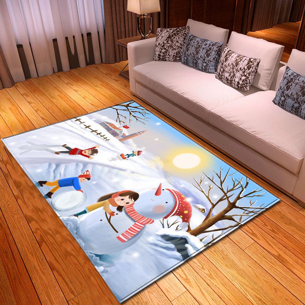 Christmas Living Room Floor Mat Bedroom Dining Room Carpet Carpet Doormat