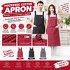 Kitchen Apron Fashionable Linen Striped Aprons For Restaurant Work Chef Waiter Adjustable Size Household Kitchen Cleaning Apron