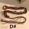 Bohemian Ethnic Style Body Chain Hand Woven Jewelry Accessories New Belt Strap  Women