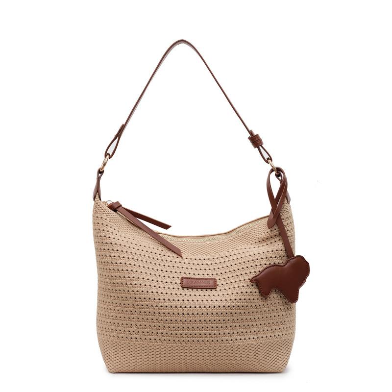 

Summer new fashionable high-value tote bag women s bag large-capacity woven straw shoulder bag messenger bag хаки