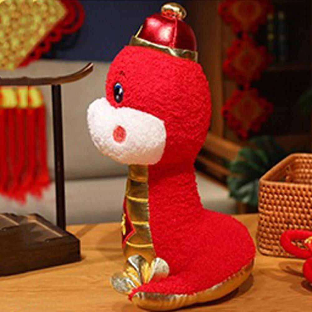 Good Luck Snake Year Plush Toy Happy New Year Lucky Snake Doll Plushies  Home Decor