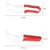 Watermelon Slicer Cutter Stainless Steel Color Non-slip Plastic Wrap Handle Not Hurt Hands Cantaloupe Kitchen Fruit Cutting Tool