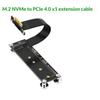 1 szt. Karta riser M.2 NVMe na PCIe X1/X4/X8/X16 z kątem prostym, przedłużacz PCI Express do komputera stacjonarnego