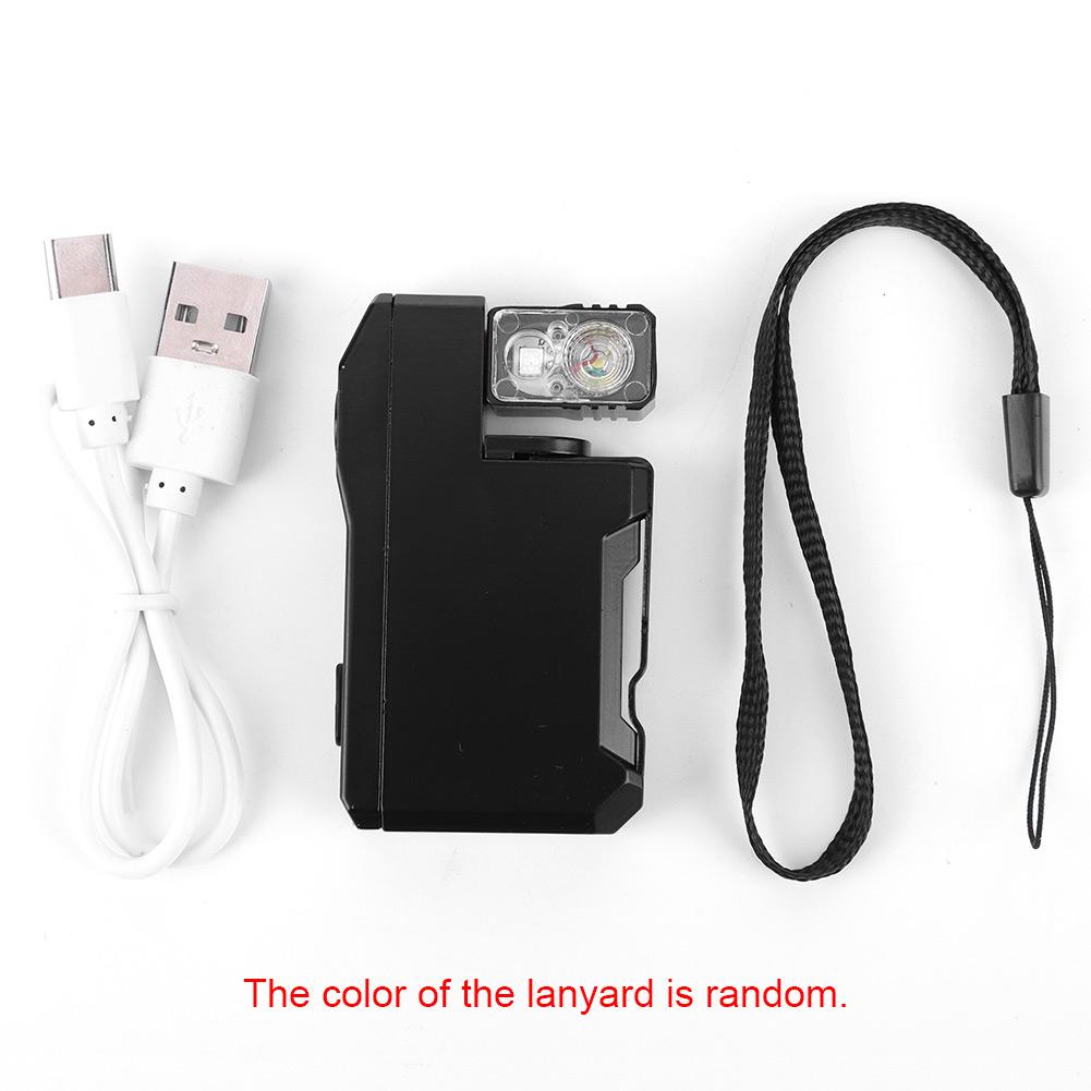 G5 Mini EDC Light Rechargeable Portable Keychain Flashlight 400LM Waterproof Magnetic Tail Ultra-lightweight 180° Rotation Head