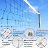 Simple Folding Net Weather Resistant Volleyball Net Training Volleyball Net for Grass Sand or Concrete Surfaces