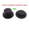 2 Pcs Black Rubber Car LED HID Headlights Retrofit Re-seal Seal Cap Dust Covers