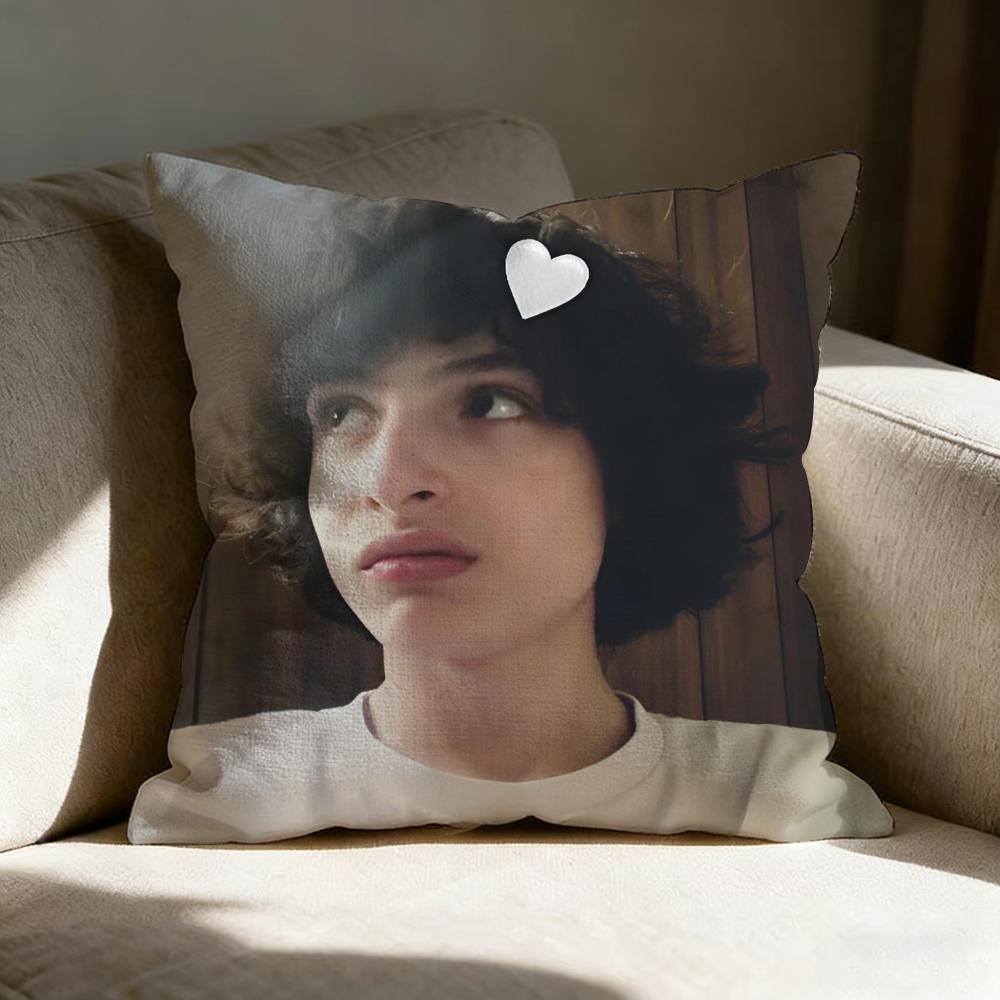 Finn WWolfhard Actor Pillow Case Linen Pillow Covers Cover For Couch Living Room Bench Patio Floor Linen Home Decor