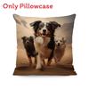 Animal Print Cushion Cover Soft Plush Cartoon Decor For Living Room Sofa