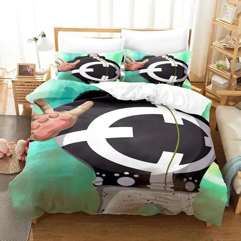 Anime Bartholemew Kuma Sängklädesset Påslakan Sängset Täcke Örngott Täcke king Queen Size Pojkar Vuxen Sängkläder