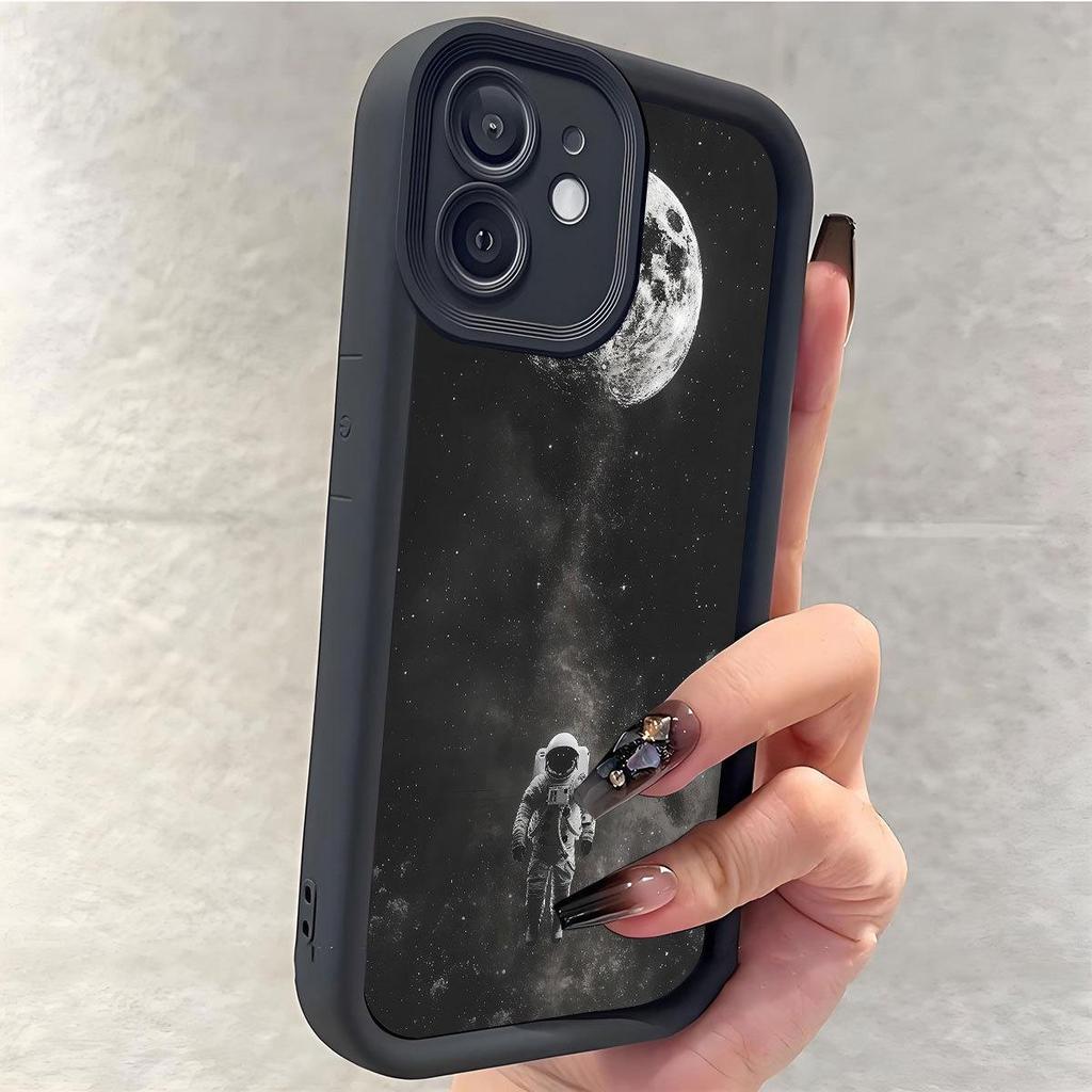 New Grooved Black Astronaut Ladder Case for iPhone 14-17 Pro Max.