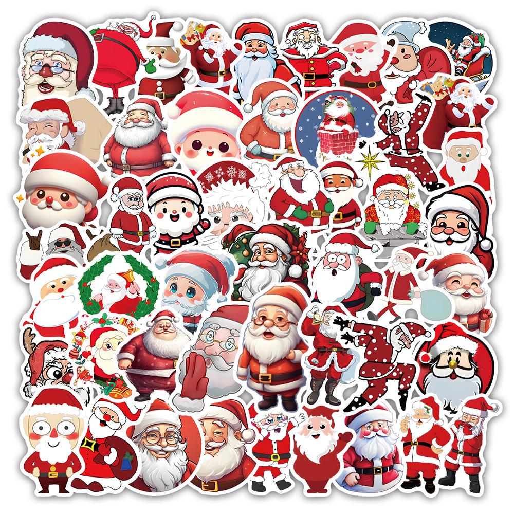 103 Cute Cartoon Animal Christmas Stickers for Envelopes, Gift Bags, and Water Cups