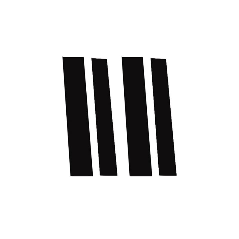 4 sztuk słupki samochodowe słupki listwa okienna pokrywa wykończenia naklejki dekoracyjne dla Nissan Navara Frontier NP300 Crew Cab 2018 2019-2021