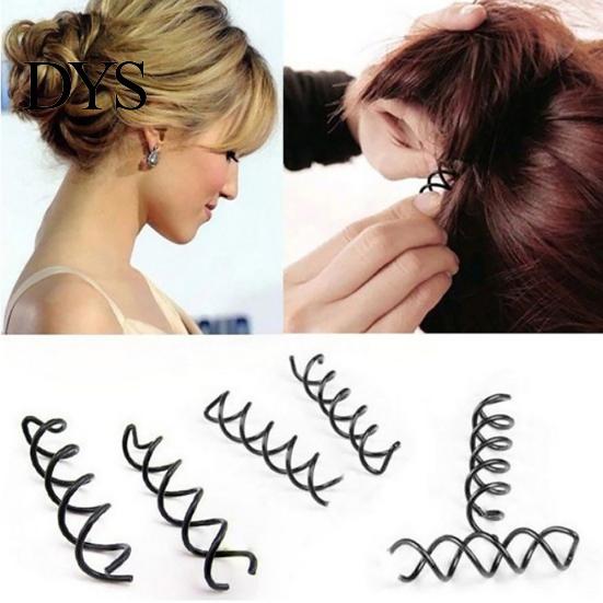 12Pcs Metal Spiral Spin Screw Pin Clip Hairpin Lady Twist Hair Accessories