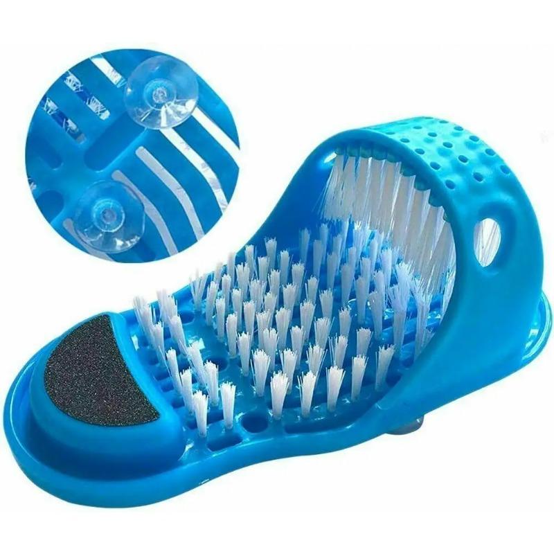 1PCS Shower Foot Scrubber Massager Cleaner  Spa Exfoliating Washer Wash Foot Repair Slippers Bathroom Foot Brushes Remove Dead Skin