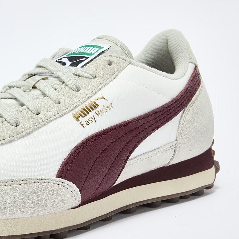PUMA Easy Rider Retro Unisex Sneakers Warm White-Wine Red