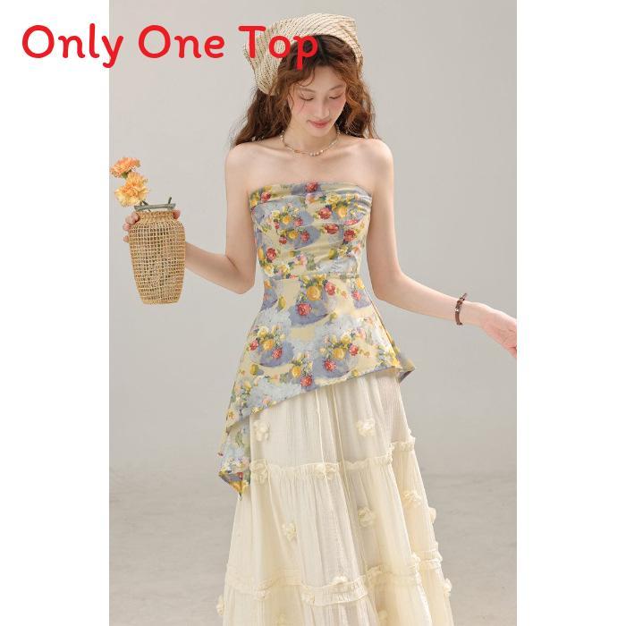 Floral Print Sleeveless Crop Top With Twisted Waist For Summer Casual Wear