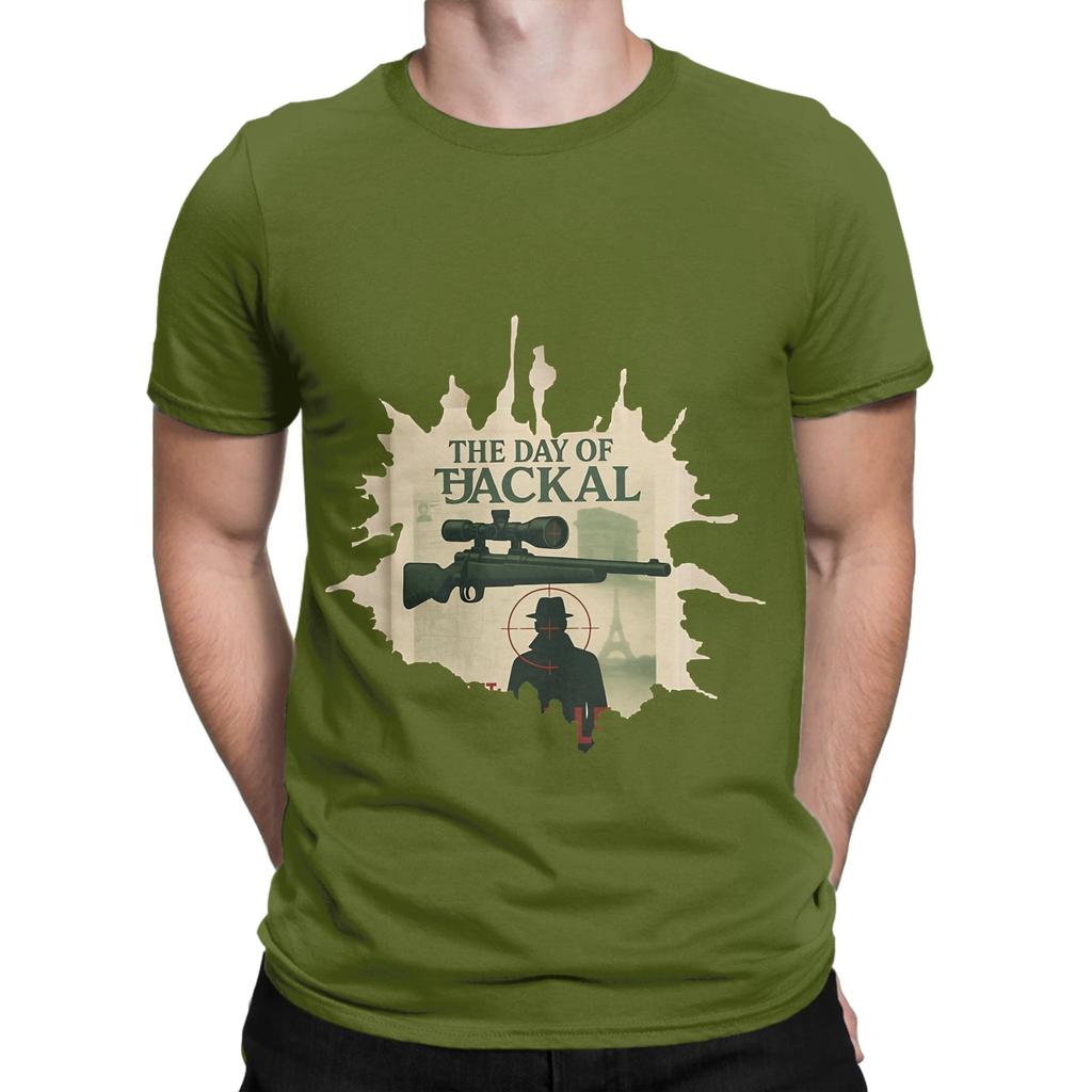 Der Tag des Schakals Staffel Lustiges 100% Baumwolle T-Shirt Der Tag des Schakals Staffel T-Shirts Oberteile Für Unisex