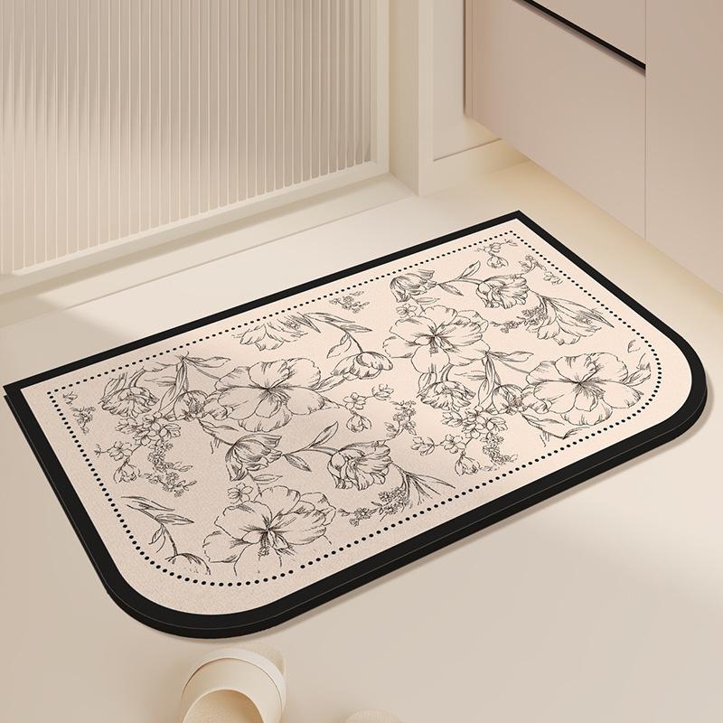 Diatom Mud Non-slip Bathroom & Kitchen Mat - Absorbent & Easy to Clean