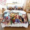 3D Heißer Verkauf Einteiliges Bettbezug-Set Luffy Sauron Anime Bettwäsche-Set Bettbezug mit 2 Kissenbezügen Schlafzimmer-Dekoration Teenager Beste Geschenke