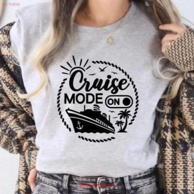 Cruise Mode T Shirt Vacation Matching 2025 Bachelorette Family Girls Summer Vintage Graphic Homme Versatile Stylish