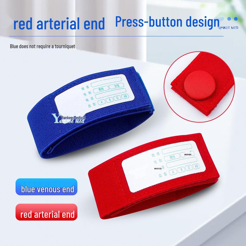 Self-Adhesive Hemodialysis Band: Adjustable Medical Tourniquet for Dialysis