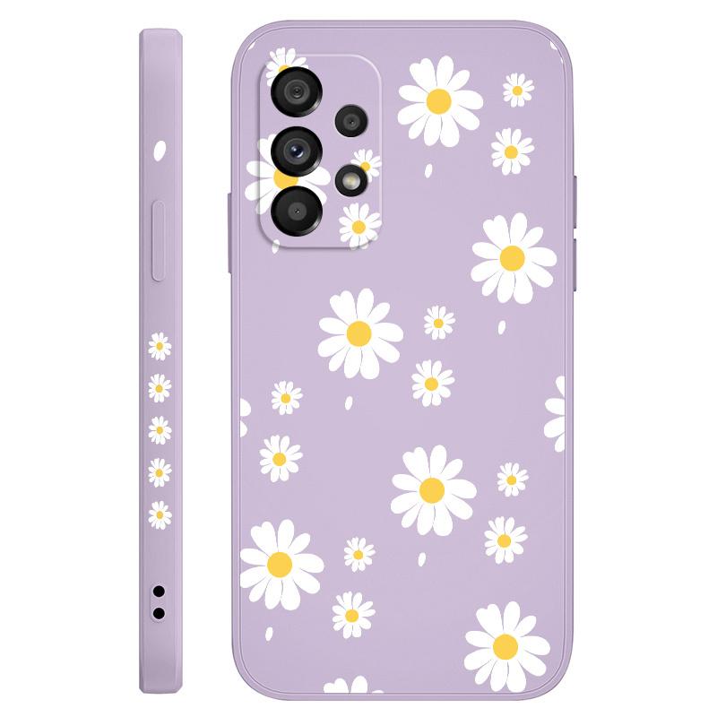 Daisy Petals Case For Samsung Galaxy A73 A53 A33 A23 A13 A72 A52 A52S A32 A22 A12  A71 A51 A31 A21S 4G 5G Cover