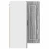 Wall Mounted Corner Cabinet PORTO Grey Sonoma 57 X 57 X 80 Cm