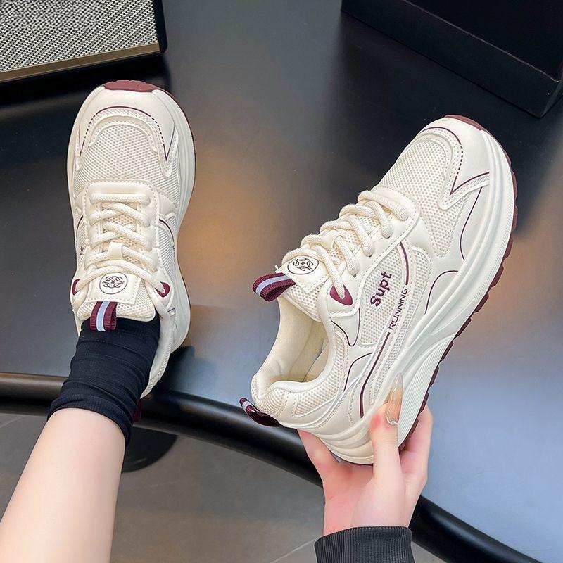 Atmungsaktive Damen-Freizeit-Sportschuhe mit dicker Sohle im neuen Stil - Vielseitige Schuhe