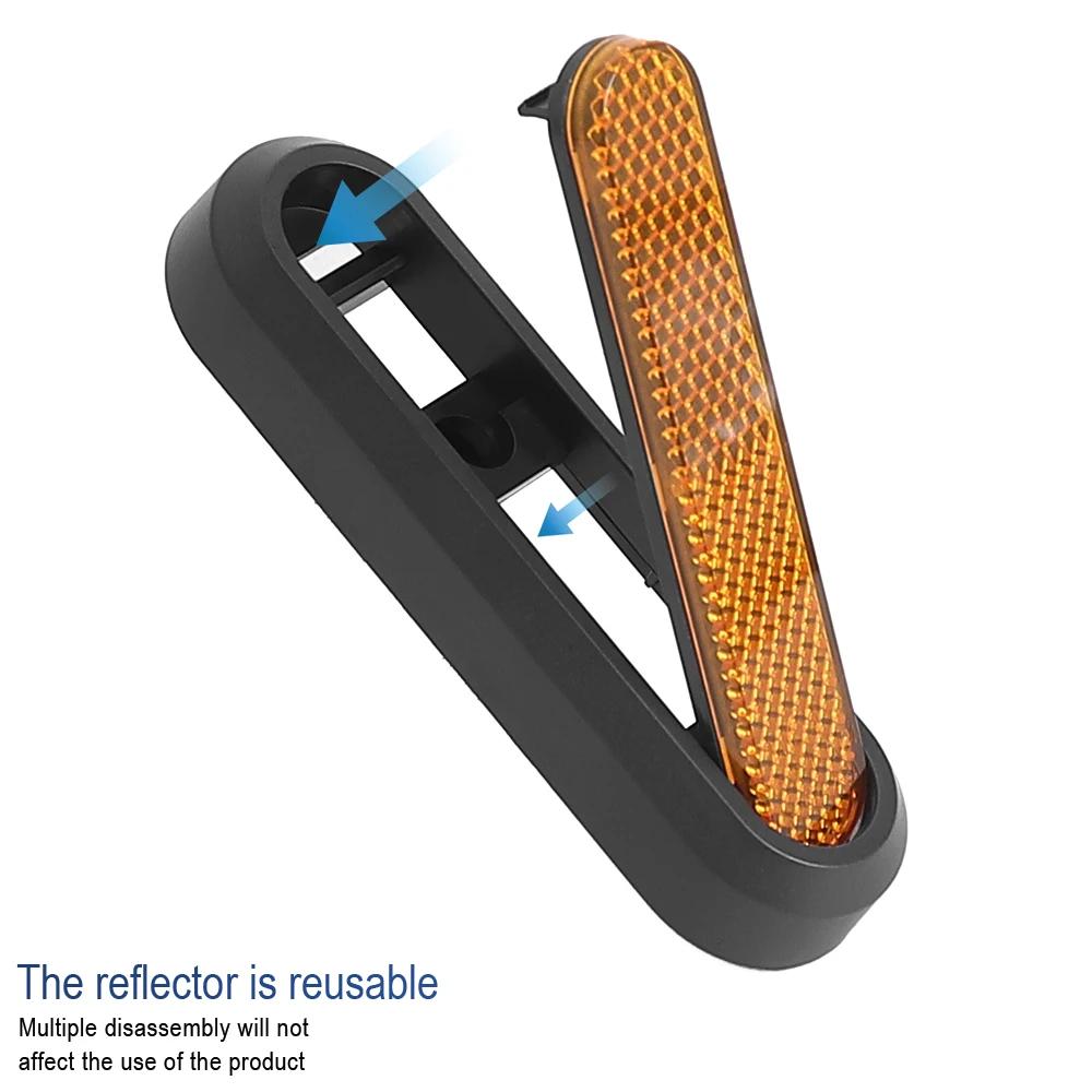 Rear Wheel Cover Hub Cap Protective Shell Reflective Sticker for Xiaomi Mi 4 Electric Scooter Decorative Cover Reflector Parts