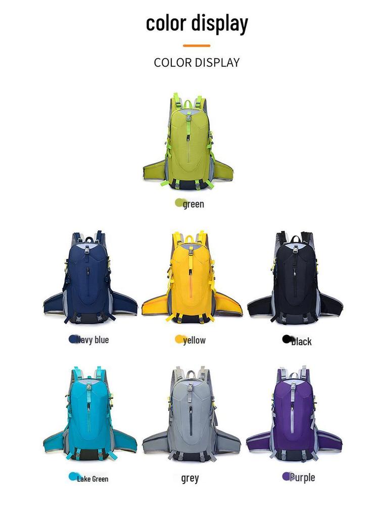 Wasserdichter Wanderrucksack für Herren und Damen mit großem Fassungsvermögen