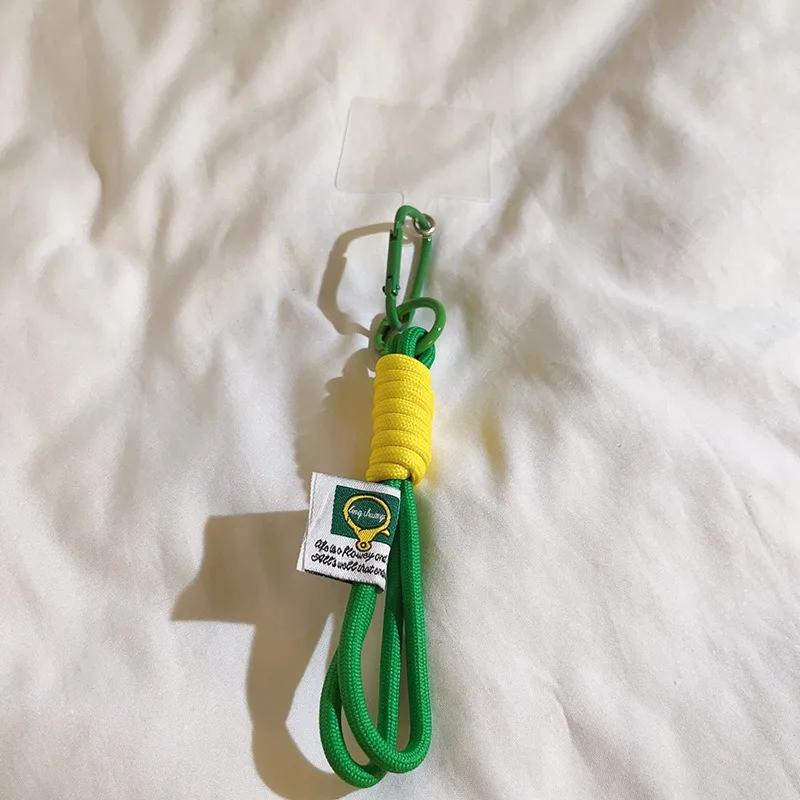 Braided Color-matching Mobile Phone Lanyard Multi-functional Key Chain Mobile Phone Backpack Rope Hanging Ornaments Accessories
