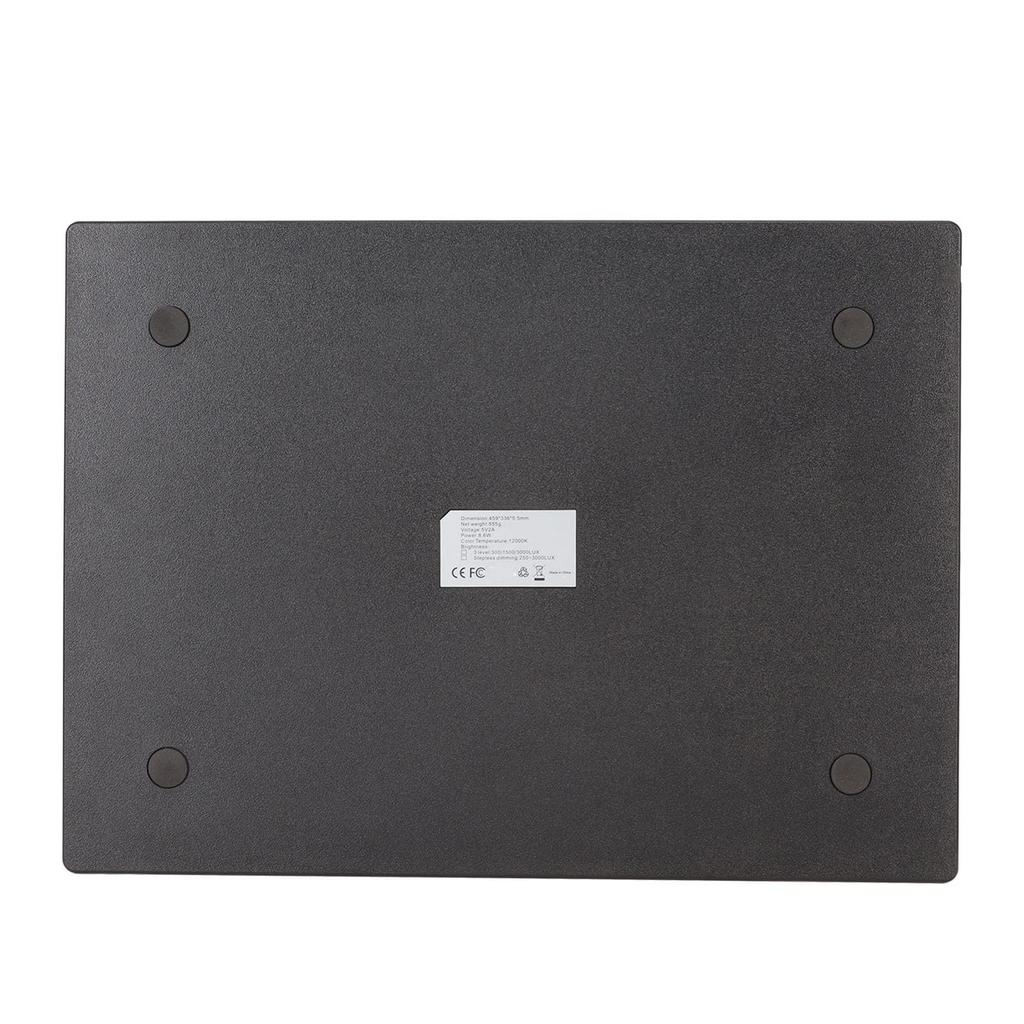 A3 Leuchttisch, Zeichentisch, Zeichenlichtpad, Stufenlose Dimmung, 12000K LED, USB-betrieben, zum Skizzieren, Zeichnen und für Animation