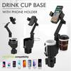 Car Cup Holder Drinking Bottle Holder Mobile Phone Stand Organizer Cellphone Mount for Auto Car Interior Accessories