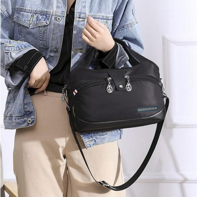 Geanta de dama cu umar din nailon Geanta de mana rezistenta la apa Geanta crossbody de mare capacitate Geanta de moda pentru doamna Geanta multifunctionala