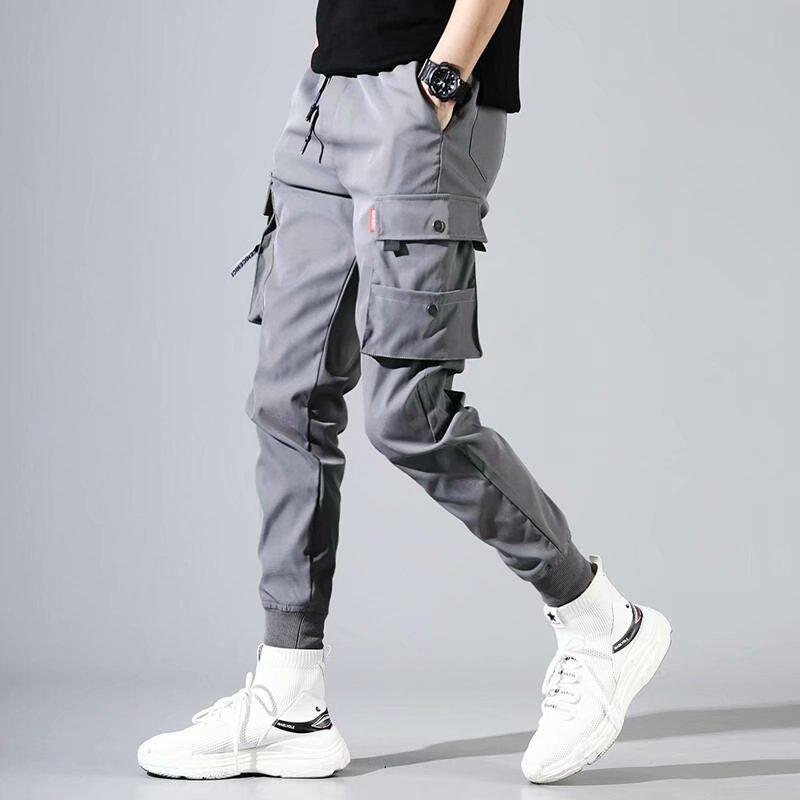 Men's Trendy Summer Overalls: Stylish Korean Loose-Fit Casual Trousers