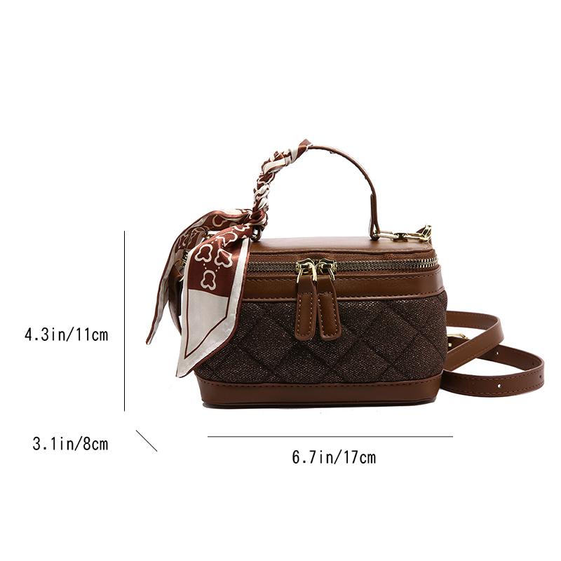 Сумка-коробка Crowd design для женщин на весну — фото 7