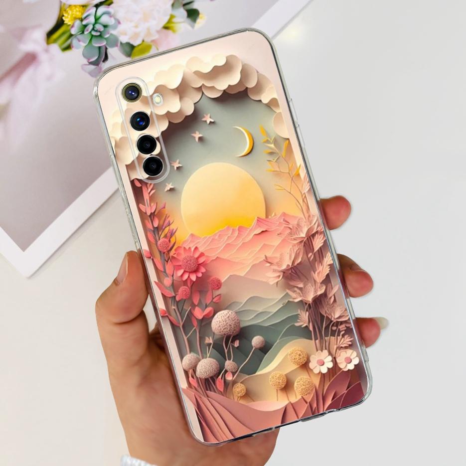 For Realme 6 Pro Case Realme 6i 6S Luxury Popular Painted Back Cover Soft Silicone Phone Case For Realme 6S 6i Realme6 Pro Shell