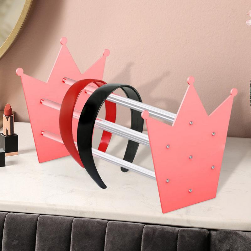 Headband Stand | Acrylic Hair Band Holder Organizer For Woman | Multifunctional Hairband Rack Holder Clear Hair Hoop Display