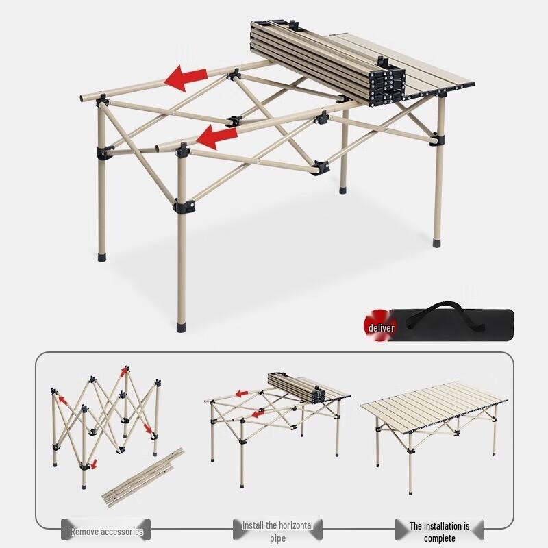 Westinghouse 60x120cm Portable Folding Camping Table
