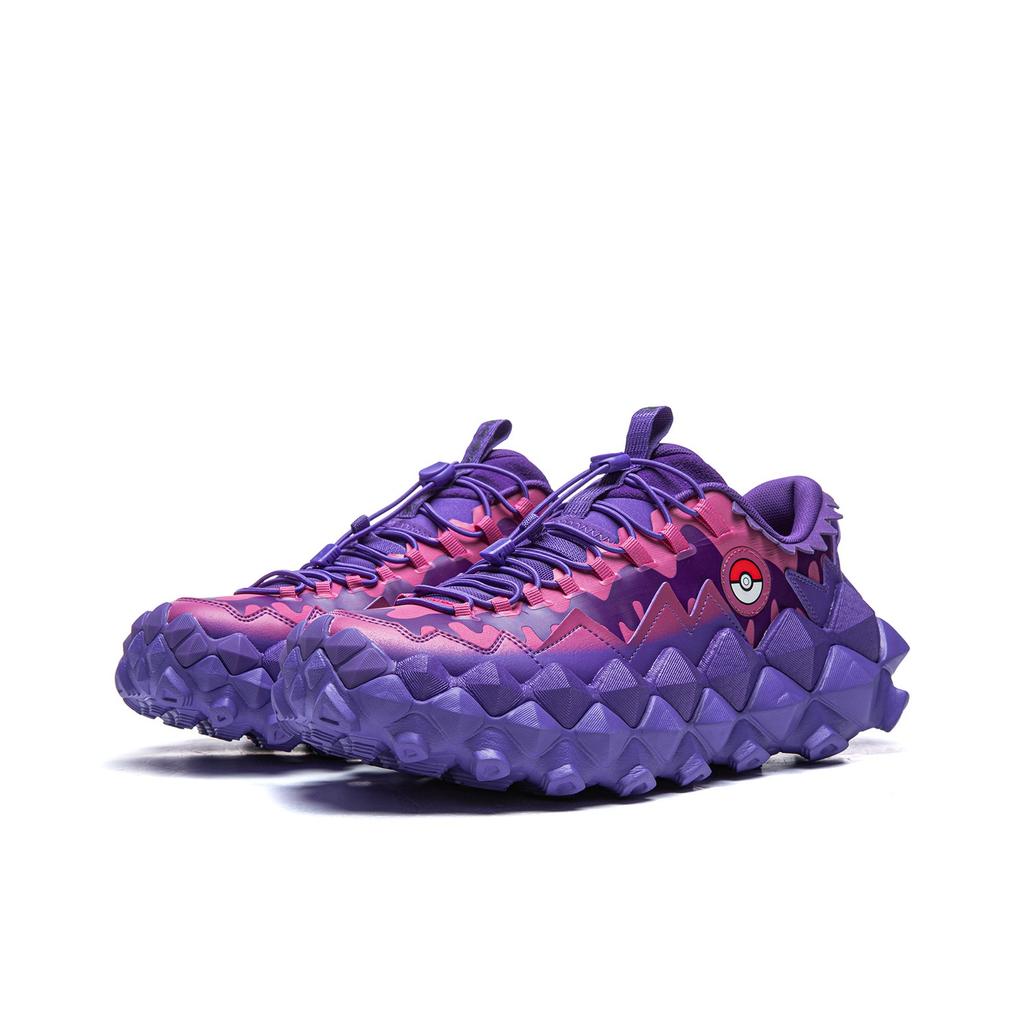 Li Ning Pokemon X  Trendy Minimalist Fashion Shock Absorbing Durable Low Top Casual Shoes Unisex Casual Shoes AZGV219-1