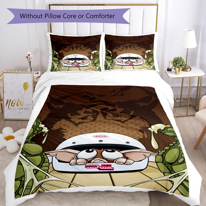 Gremlins Comforter Cover Set Perfect for Bedrooms Machine Washable Christmas Gift