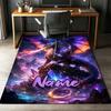 Custom Name Dragon Printed Carpet,Rug for Office Chair Living Room Bedroom Kitchen Room Decor Gifts.