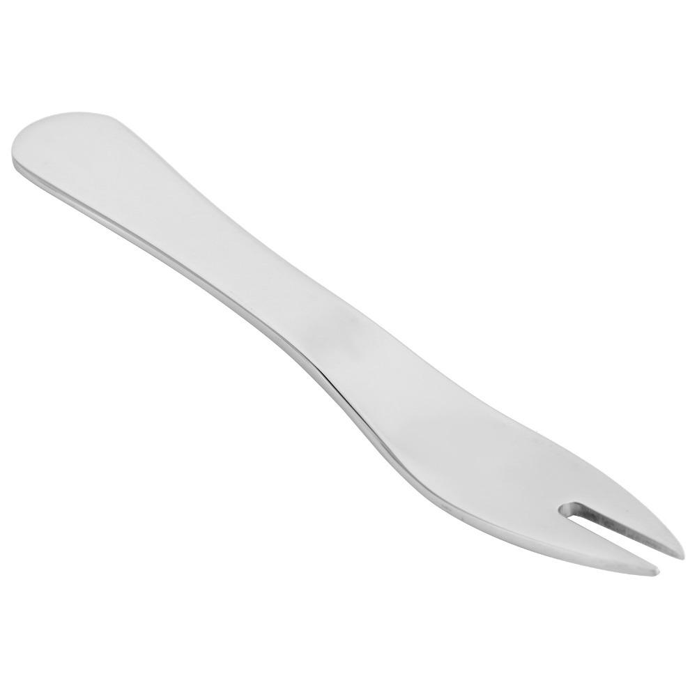 5Pcs Mirror Polished Fruit Fork Rustless Steel Cake Fork Practical Salad Fork For Hotel