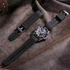 22mm 24mm 26mm Curved End Silicone Watch Strap for Seiko for Water Ghost Soft Rubber Band Diving Waterproof Universal Bracelet