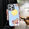Cartoon Cute Hamster Soft Phone Case for iPhone 15 16 17 Pro Max 17Air 16E 14 Plus 13 12 Mini Shockproof Cover Back Shell