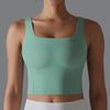 One Cup Tight Height Elastic Solid Color Sports Underwear Vest Running Fitness Yoga Wear Bra