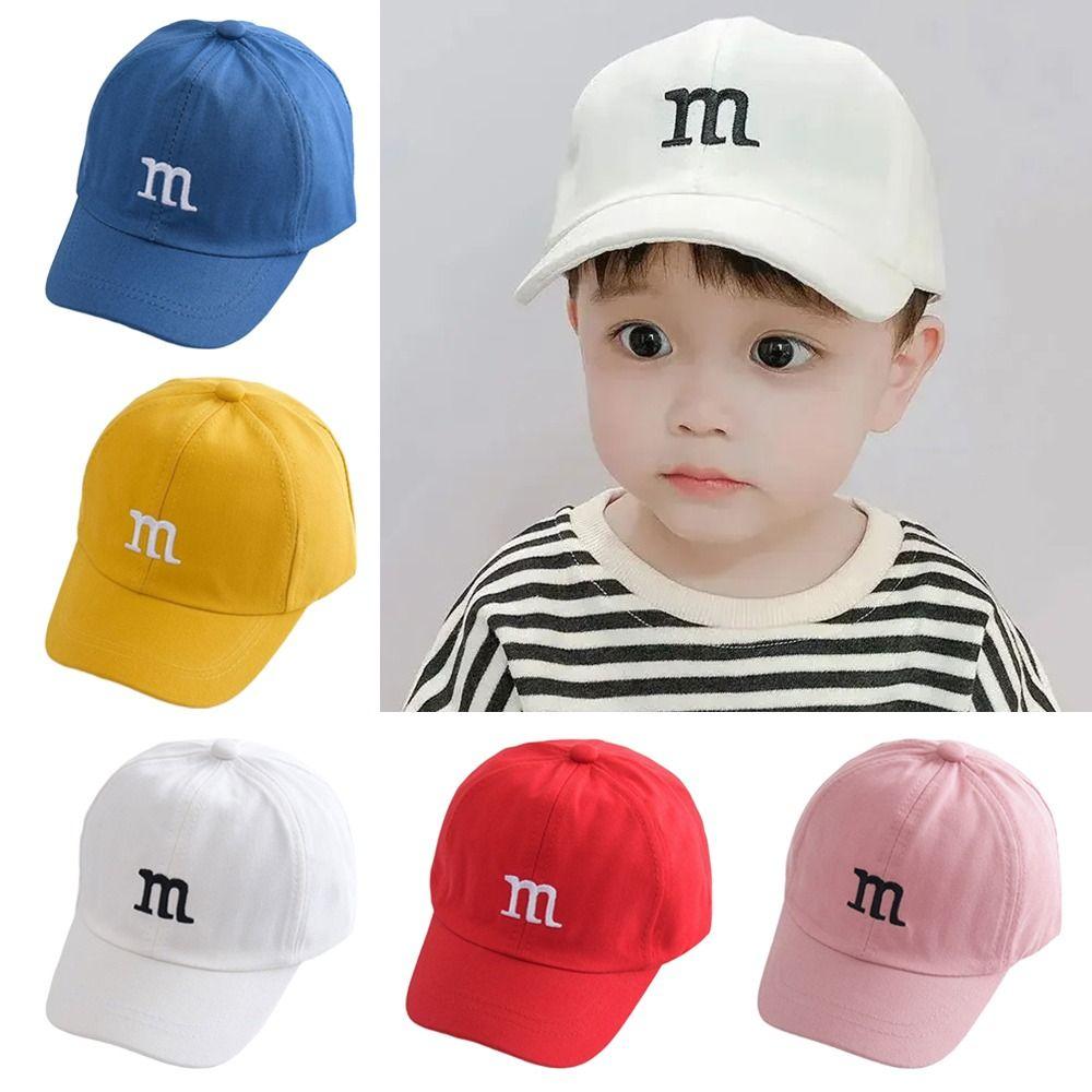 

Embroidered Baseball Cap Adjustable Sunscreen Baby Hat New Fashion Children s Hats Girls Boy помаранчевий