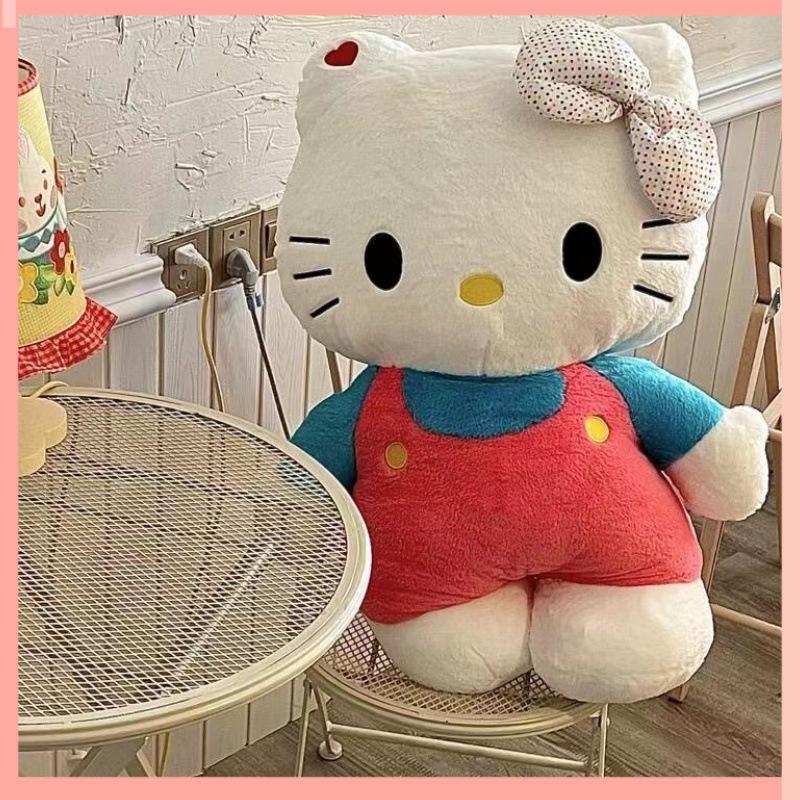 Red Bow Hello Kitty Plush Toy Doll Accompany Sleeping Doll Sofa Soft Pillow Cushion Room Decoration Girl Festival Gift