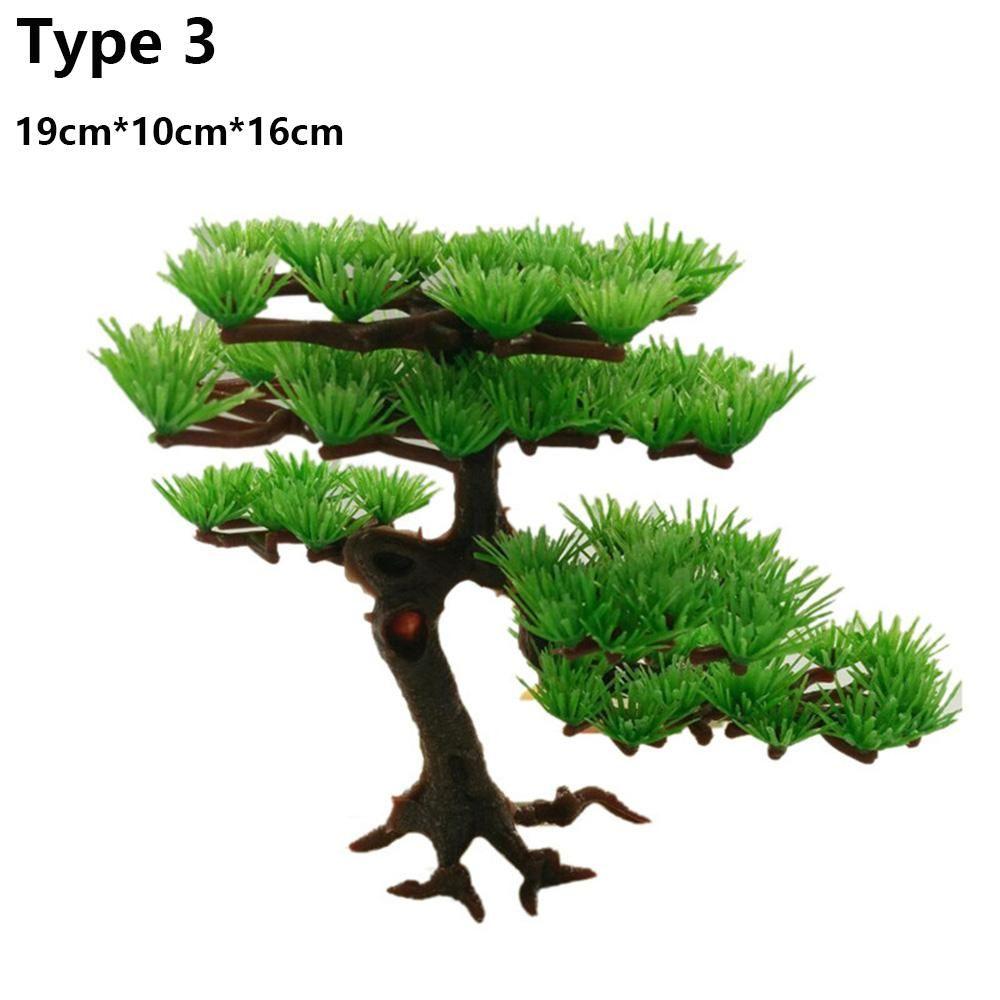 Fit Rockery DIY Craft Fish Tank Ornament Sztuczna sosna Dekoracja akwarium Symulacja Roślin